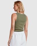 Academy Brand Women's Essential Rib Tank Army / XS