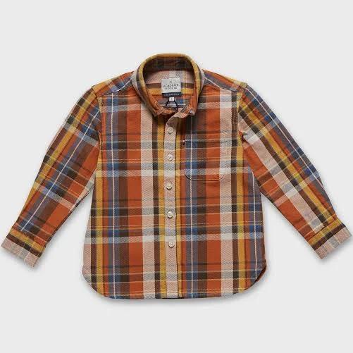 Academy Kids Denver Shirt Orange Check / 10