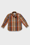 Academy Kids Denver Shirt Orange Check / 5