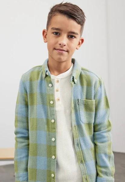 Academy Kids Sycamore Long Sleeve Henley Vanilla / 2