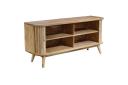 Acai Slatted Hand-crafted Wooden Sideboard Buffet Unit Storage Cabinet - Natural