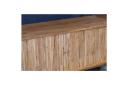 Acai Slatted Hand-crafted Wooden Sideboard Buffet Unit Storage Cabinet - Natural