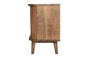 Acai Slatted Hand-crafted Wooden Sideboard Buffet Unit Storage Cabinet - Natural