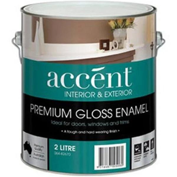 Accent Doors, Windows & Trims Oil Based Gloss White 2L