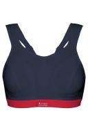 Active D+ Classic Support Sports Bra, Navy/Red / 12H by Shock Absorber