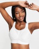 Active D+ Classic Support Sports Bra, White / 12G by Shock Absorber