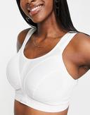 Active D+ Classic Support Sports Bra, White / 14g by Shock Absorber