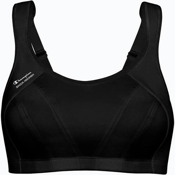 Active Multi Support Sports Bra, Black / 34G by Shock Absorber