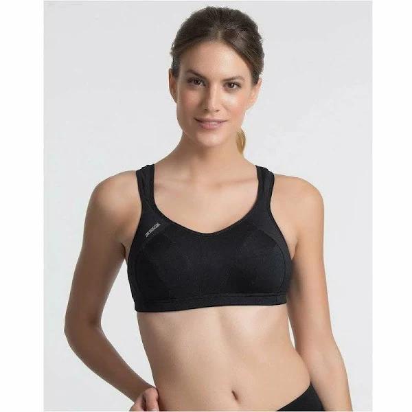Active Multi Support Sports Bra, Black / 8DD by Shock Absorber