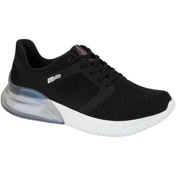 Actvitta Transcend Womens Cushioned Active Shoes Made in Brazil Black 11 AUS or 42 EUR
