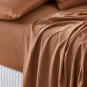 Adairs Bamboo Linen Earth Sheet Separates - King Fitted Sheet
