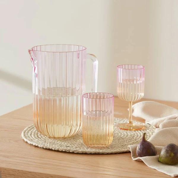 Adairs Positano Pink & Orange Drinkware - Tumbler