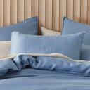 Adairs Vintage Washed Linen Denim Quilt Cover Separates - King