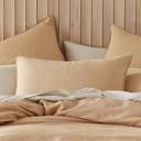Adairs Vintage Washed Linen Egg Shell Quilt Cover Separates - King