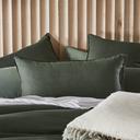 Adairs Vintage Washed Linen Thyme Quilt Cover Separates - King