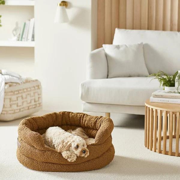 Adairs Ziggy Cedar Boucle Pet Bed - Large