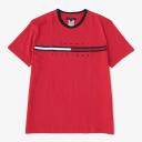 Adaptive Mens Signature Stripe Tee Blue XS