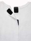 Adaptive Womens Seated Fit Stripe Signature T-Shirt White XXL
