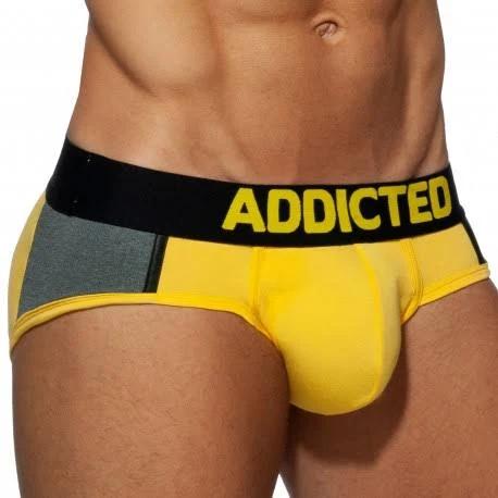 Addicted Spacer Brief AD786 Yellow