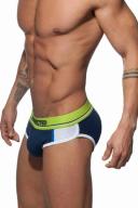 Addicted XXL Front & Back Padded Sportive Brief AD702 White