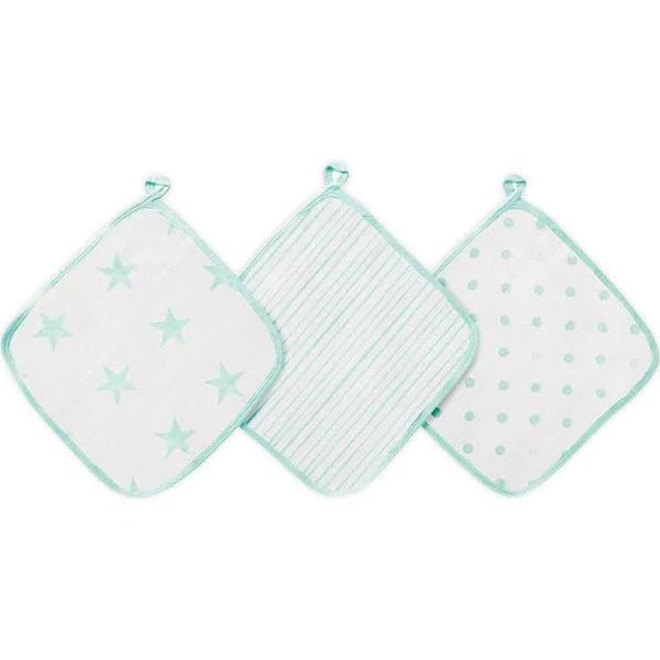 Aden Dream Muslin Washcloths 3-Pack