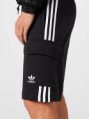 Adidas 3 Stripe Cargo Shorts Black