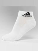 Adidas 3S 3 Pack Performance Ankle Socks - White