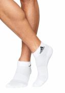 Adidas 3S 3 Pack Performance Ankle Socks - White