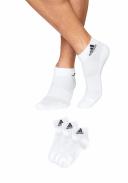 Adidas 3S 3 Pack Performance Ankle Socks - White