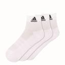 Adidas 3S 3 Pack Performance Ankle Socks - White