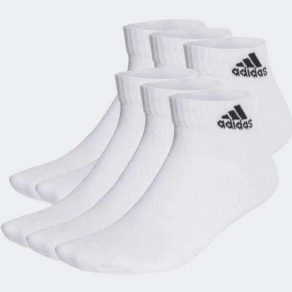Adidas 3S 3 Pack Performance Ankle Socks - White