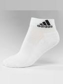 Adidas 3S 3 Pack Performance Ankle Socks - White