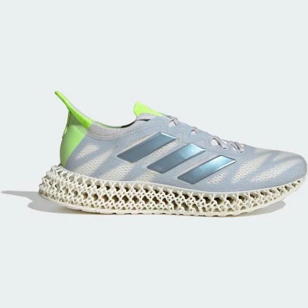 adidas-4DFWD 3 Running Shoes-Men-Dash Grey / Carbon / Lucid Lemon-M 11.5 / W 12.5