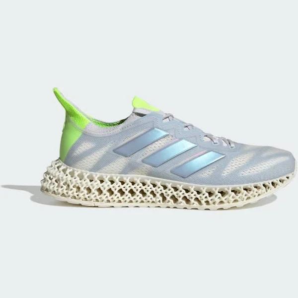 adidas-4DFWD 3 Running Shoes-Women-Dash Grey / Silver Violet / Lucid Lemon-11