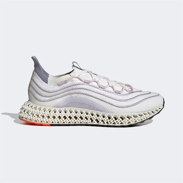 adidas-4DFWD x Parley Shoes-Unisex-Non Dyed / Silver Violet / Impact Orange-10