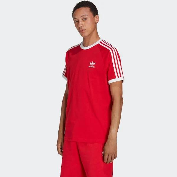 adidas-Adicolor Classics 3-Stripes Tee-Men-Better Scarlet-2XL