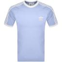 adidas-Adicolor Classics 3-Stripes Tee-Men-Blue Dawn-L