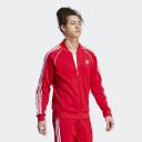 adidas-Adicolor Classics SST Track Jacket-Men-Better Scarlet / White-2XL
