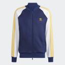 adidas-Adicolor Classics+ SST Track Jacket-Men-Dark Blue / Crew Yellow / White-L