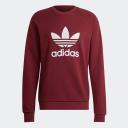 adidas-Adicolor Classics Trefoil Crewneck Sweatshirt-Men-Shadow Red-S