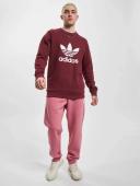 adidas-Adicolor Classics Trefoil Crewneck Sweatshirt-Men-Shadow Red-S