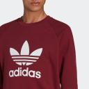 adidas-Adicolor Classics Trefoil Crewneck Sweatshirt-Men-Shadow Red-XS
