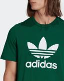 adidas-Adicolor Classics Trefoil Tee-Men-Dark Green-M