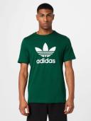 adidas-Adicolor Classics Trefoil Tee-Men-Dark Green-XS