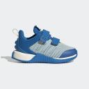 adidas-adidas x LEGO Sport Pro Shoes-Kids-Shock Blue / Off White / Red-9K