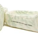Adidas Adilette 22 (Chalk White / Linen Green / Core Black) Sneaker