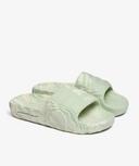 Adidas Adilette 22 (Chalk White / Linen Green / Core Black) Sneaker
