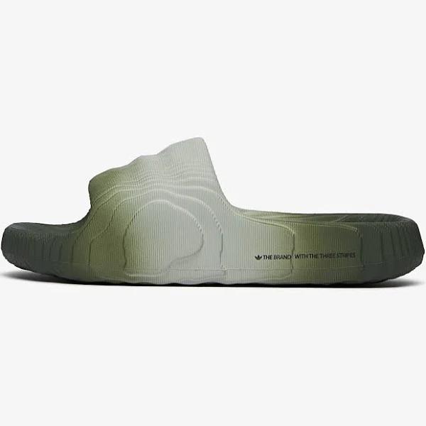 Adidas Adilette 22 (Grey / Green)