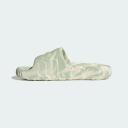 Adidas Adilette 22 in White/Green/Black, Size UK 3 | END. Clothing
