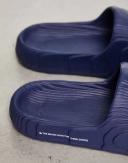 adidas-Adilette 22 Slides-Men-Dark Blue / Cloud White / Dark Blue-12